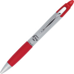 Zebra Pen Z-grip Max Retractable Ballpoint Pens, Medium Pen Point Type - 1 mm Pen Point Size - Red - Gray Barrel featured photo