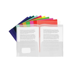 2 Pocket Folder Dark Blue