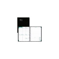 Blueline Essential Black Agenda 8"x5" (Sepember 2022 - August 2023) - Colour May Vary
