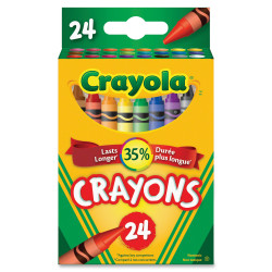Crayola Tuck Box Crayon, 24 / Pack